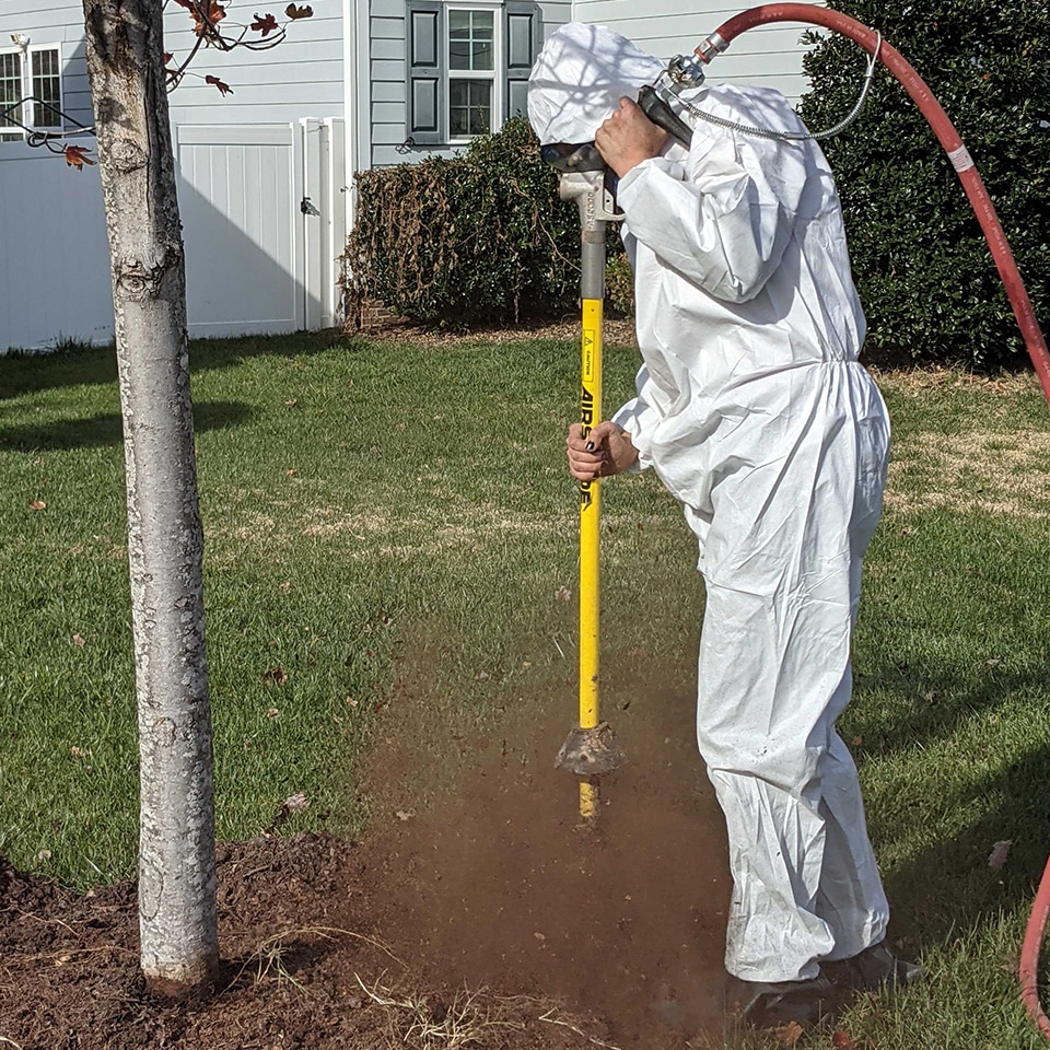 We take soil health (and the health and safety of our crew) very seriously.