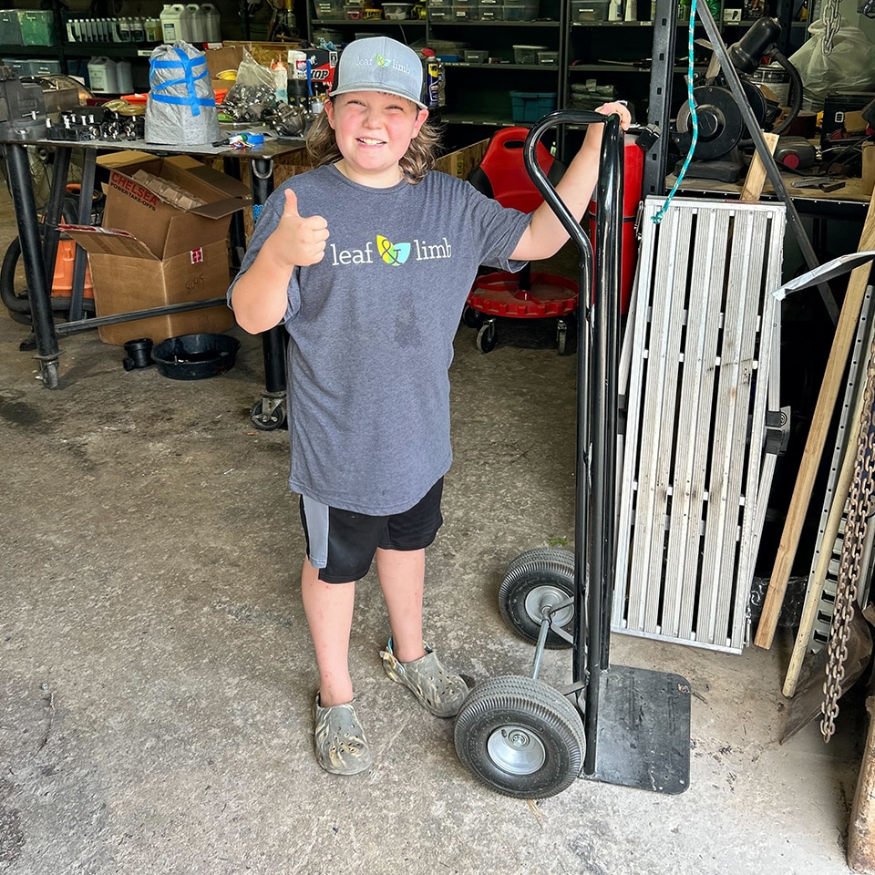 Luke's kids were all smiles when they visited the shop this summer. We're not sure if that's because they got to see how their dad is the world's best mechanic or because they found the slushy machine... (we're pretty sure it's the first one).